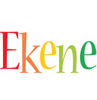 Ekene birthday logo