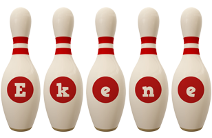 Ekene bowling-pin logo