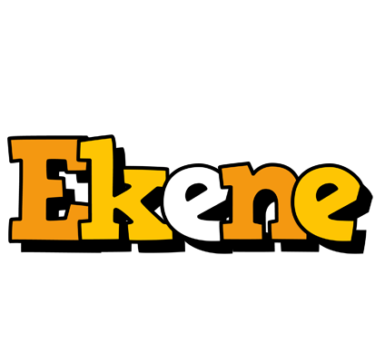 Ekene cartoon logo