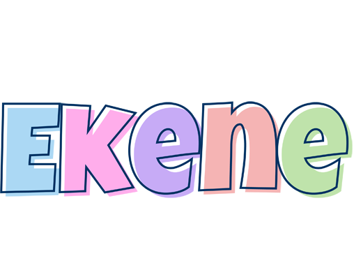 Ekene pastel logo