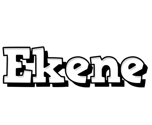 Ekene snowing logo