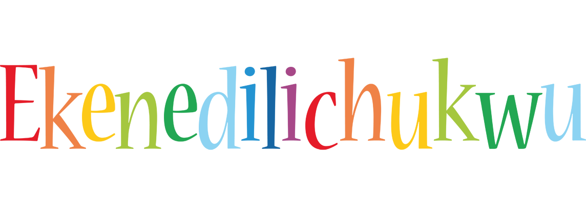 Ekenedilichukwu birthday logo