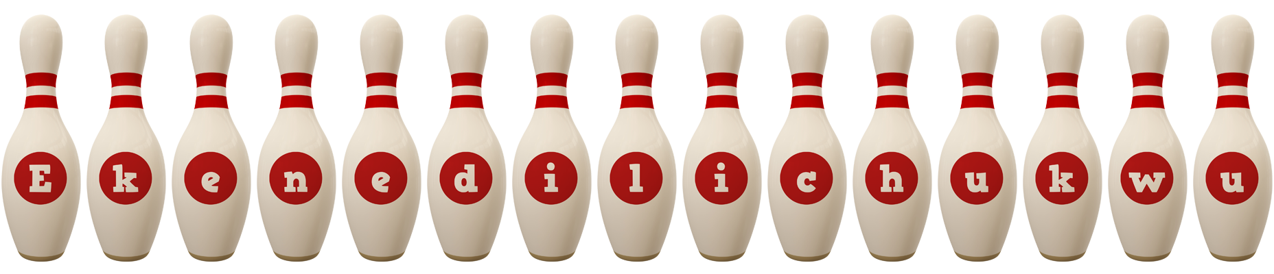 Ekenedilichukwu bowling-pin logo