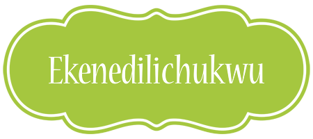 Ekenedilichukwu family logo