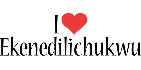 Ekenedilichukwu i-love logo