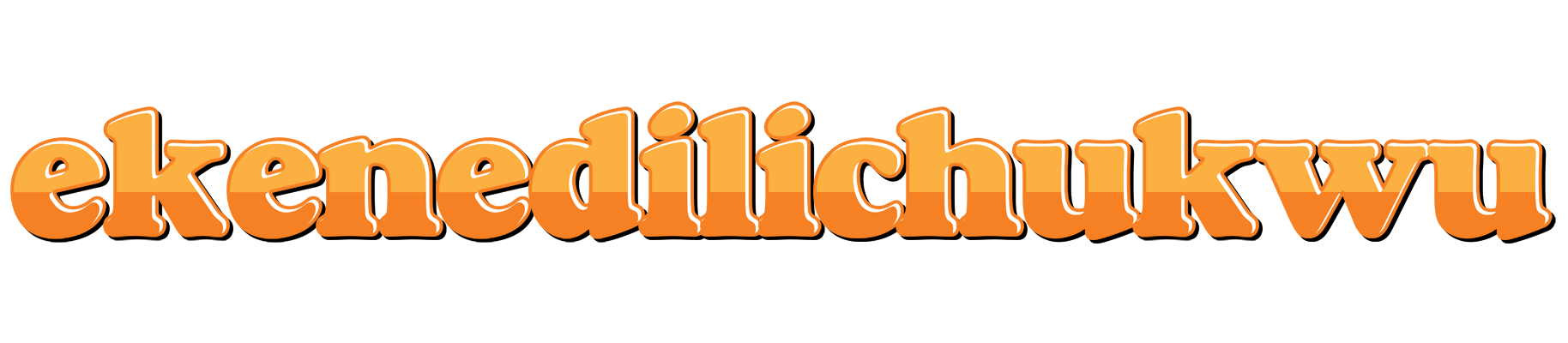 Ekenedilichukwu orange logo