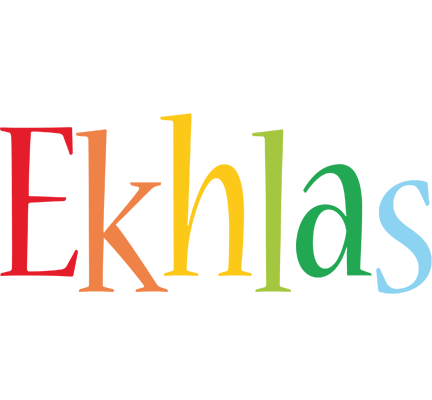 Ekhlas birthday logo