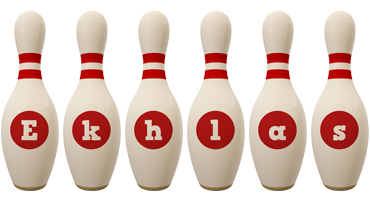 Ekhlas bowling-pin logo