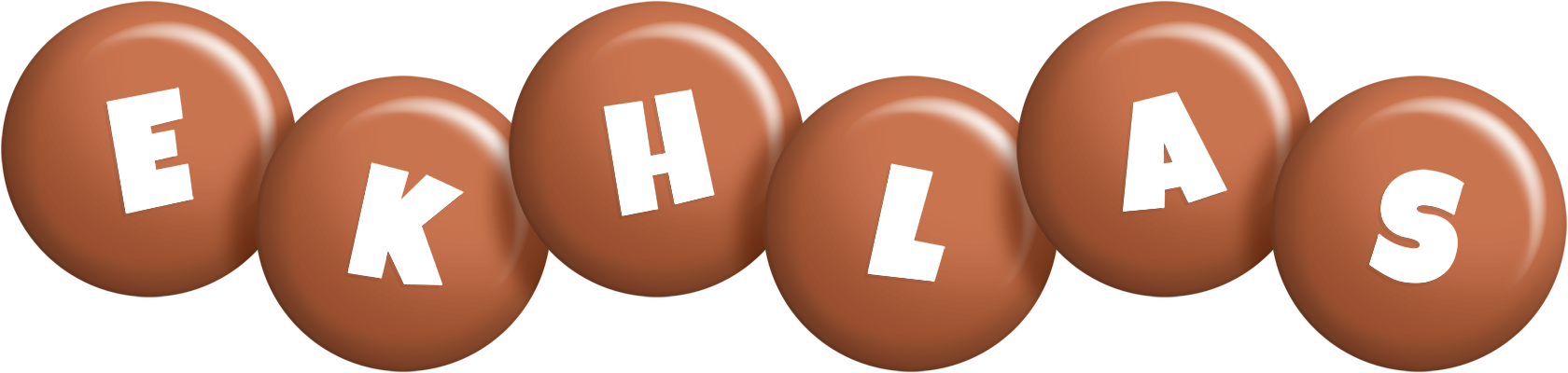 Ekhlas candy-brown logo
