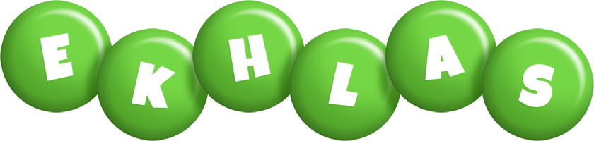 Ekhlas candy-green logo