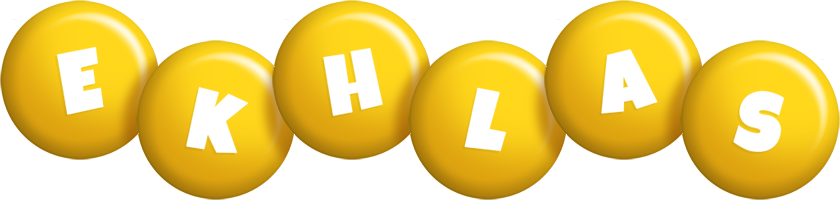 Ekhlas candy-yellow logo