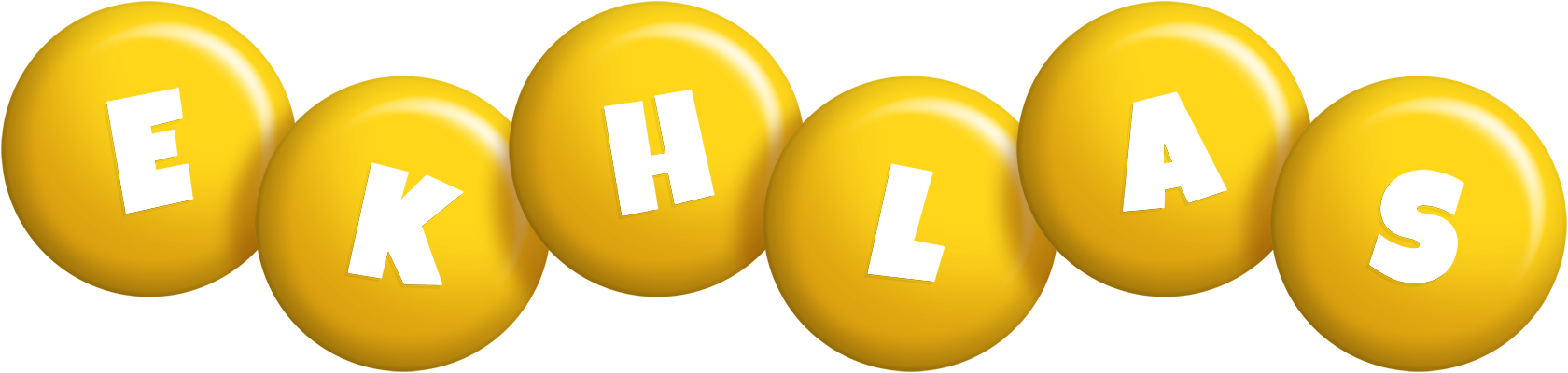 Ekhlas candy-yellow logo