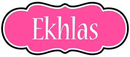 Ekhlas invitation logo