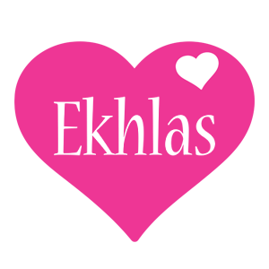 Ekhlas love-heart logo