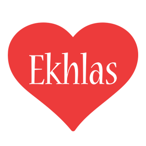 Ekhlas love logo