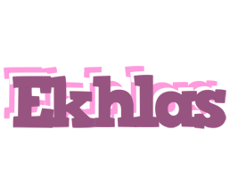 Ekhlas relaxing logo