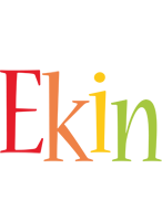 Ekin birthday logo