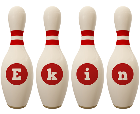 Ekin bowling-pin logo
