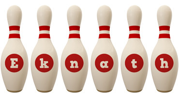 Eknath bowling-pin logo