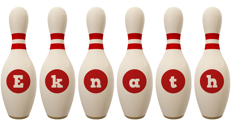 Eknath bowling-pin logo