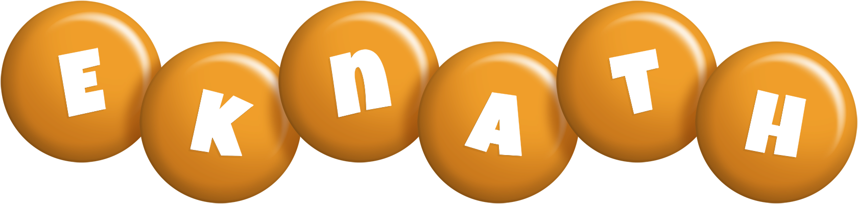 Eknath candy-orange logo