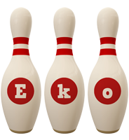 Eko bowling-pin logo