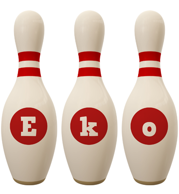 Eko bowling-pin logo