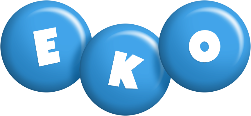 Eko candy-blue logo