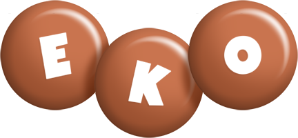 Eko candy-brown logo