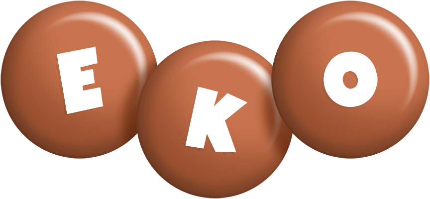 Eko candy-brown logo