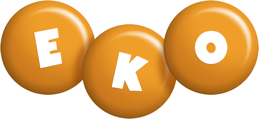 Eko candy-orange logo