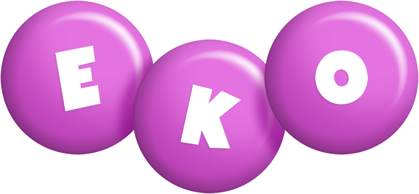 Eko candy-purple logo