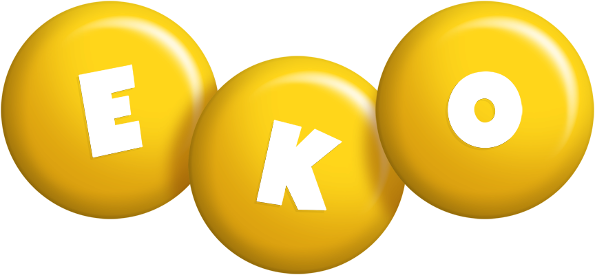 Eko candy-yellow logo