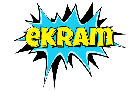 Ekram amazing logo