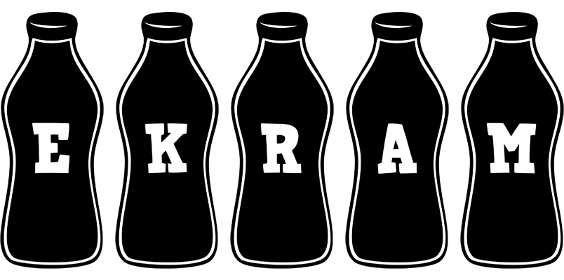 Ekram bottle logo