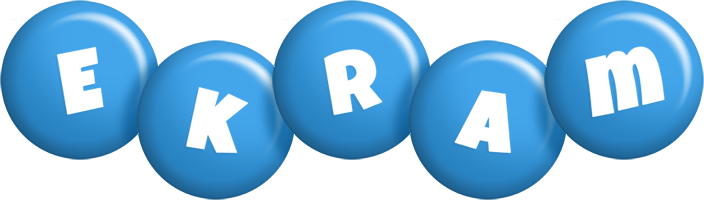 Ekram candy-blue logo