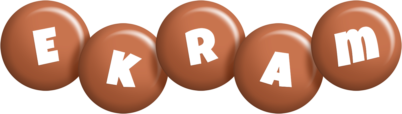 Ekram candy-brown logo