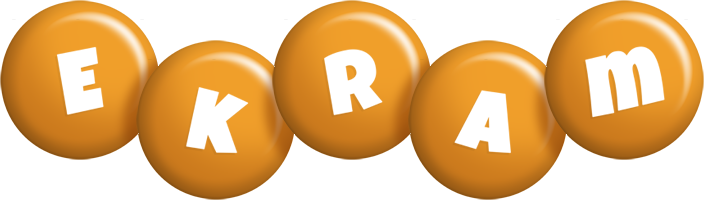 Ekram candy-orange logo