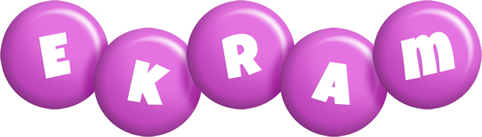 Ekram candy-purple logo