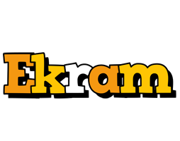 Ekram cartoon logo