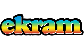 Ekram color logo