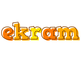 Ekram desert logo