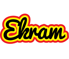 Ekram flaming logo