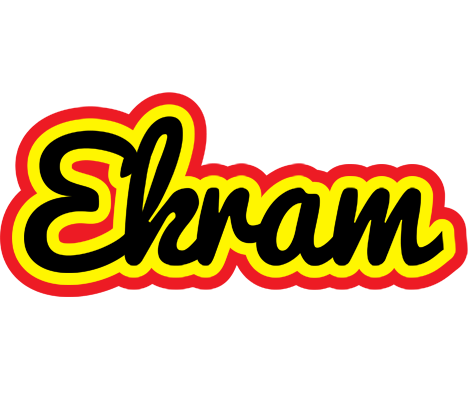 Ekram flaming logo