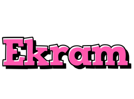 Ekram girlish logo