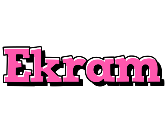 Ekram girlish logo