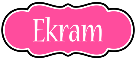 Ekram invitation logo
