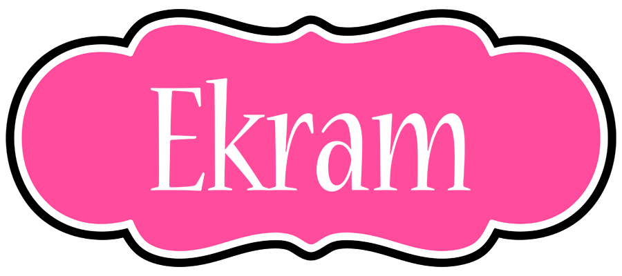 Ekram invitation logo