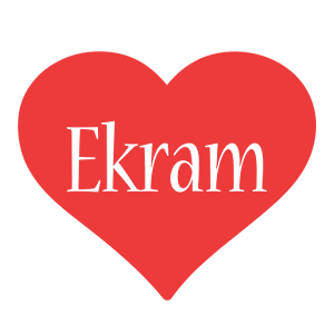 Ekram love logo
