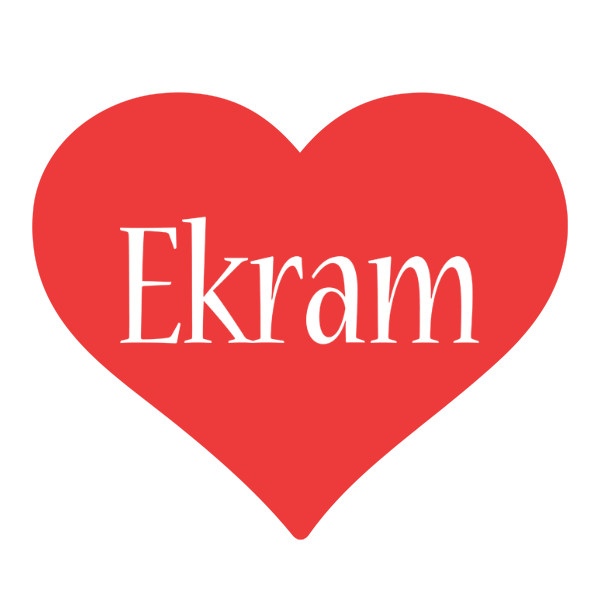 Ekram love logo